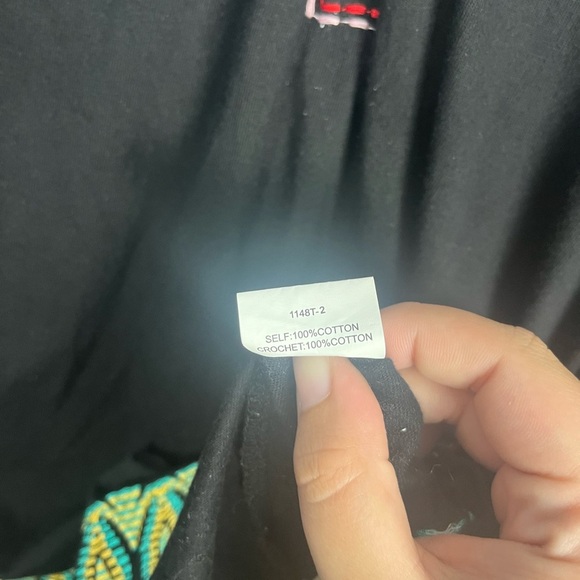 Anthropologie Judith March Embroidered Crochet Top Size Large - Picture 3 of 5